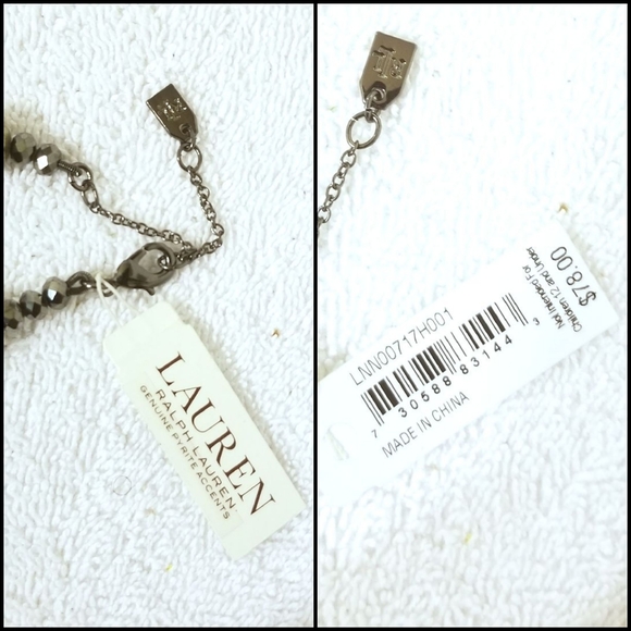 🆕️ Lauren by Ralph Lauren Pyrite Accent Necklace - Picture 5 of 6